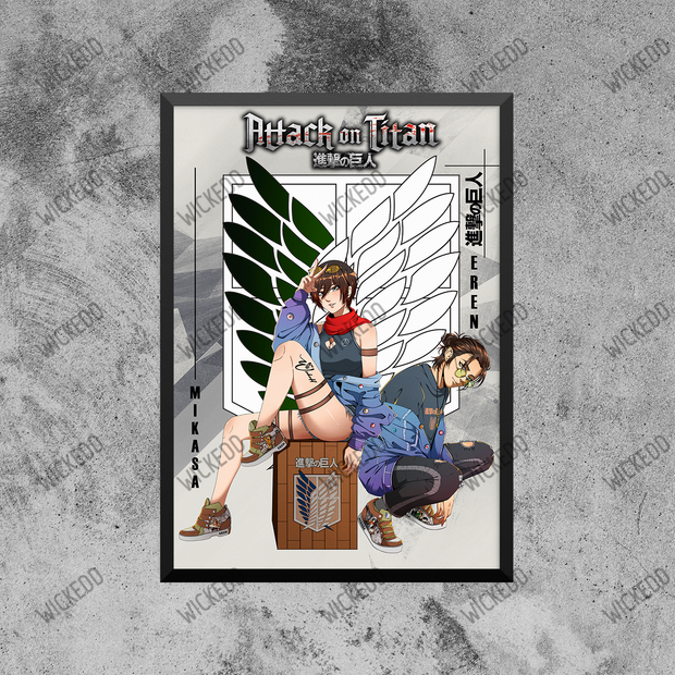 Eren & Mikasa (AOT) Swag