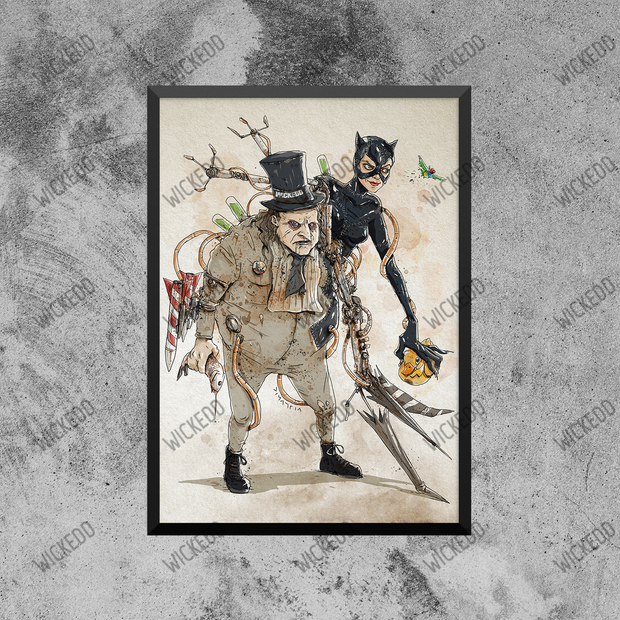Penguin Vs. Catwoman